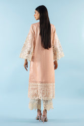 Stitched Embroidered Organza Shirt + Culotte